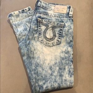 Big star women’s stonewashed skinny jeans